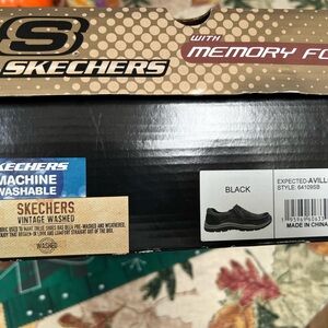 Skechers Black Men's Loafers & Slip-Ons